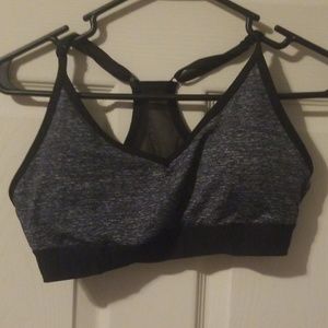 Victoria secret pink charcol gray sports bra